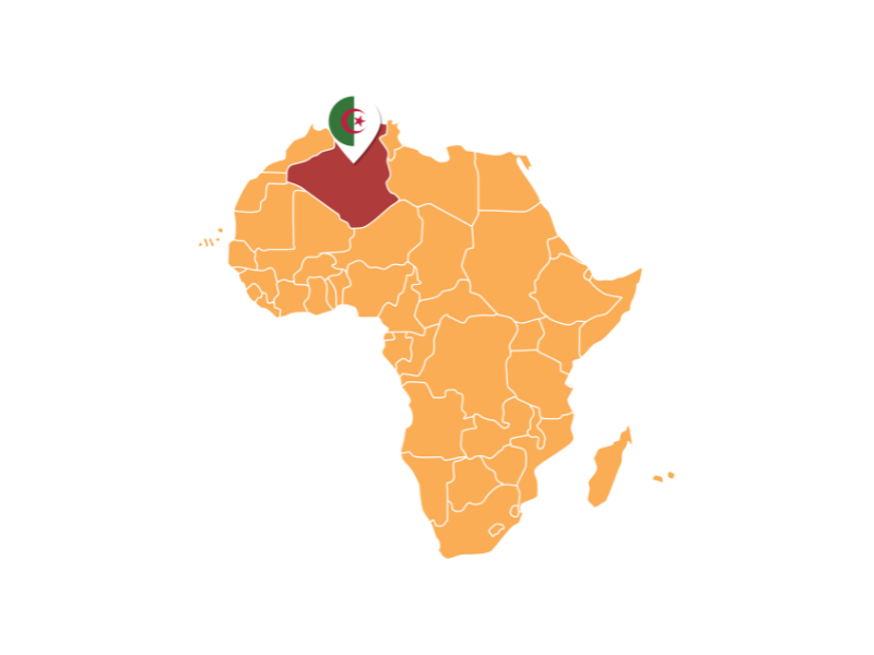 Map of Algeria - Algerian proverbs with English translations - Arabic