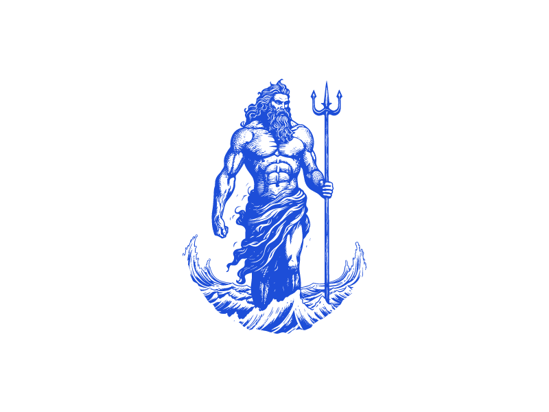 Poseidon image - Greek proverbs with English translations