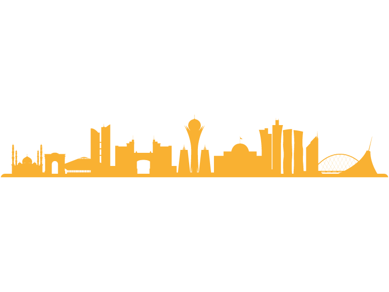 Almaty skyline