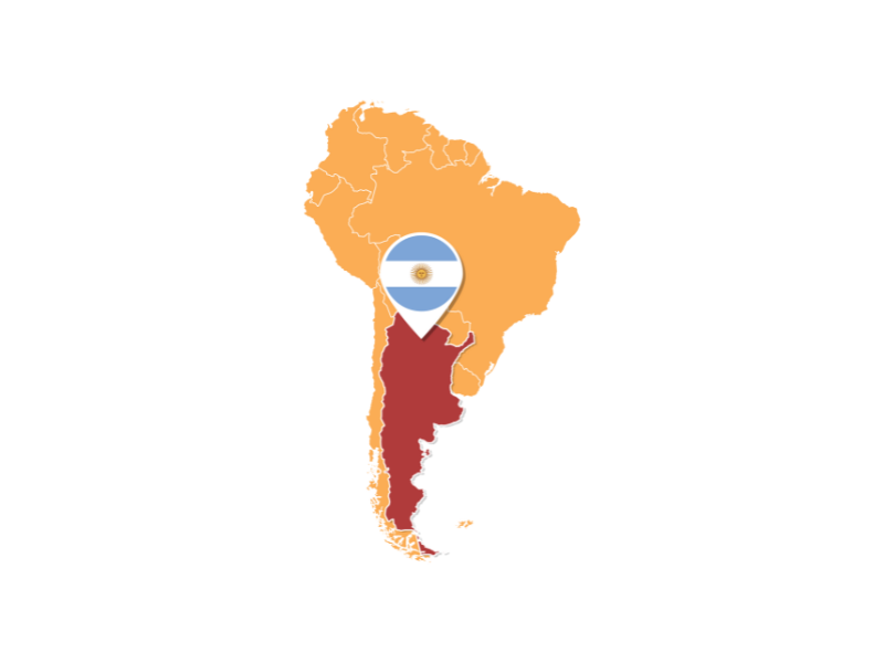 Map of Argentina