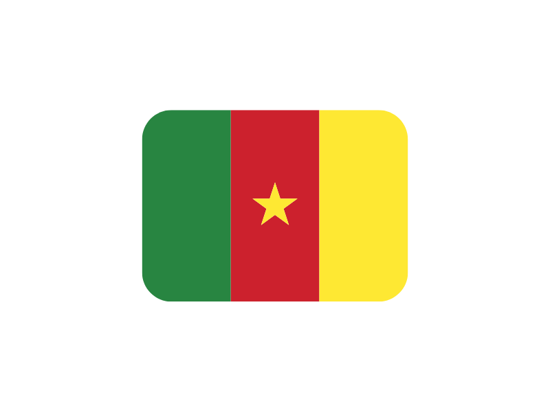 Cameroon flag image with proverbs