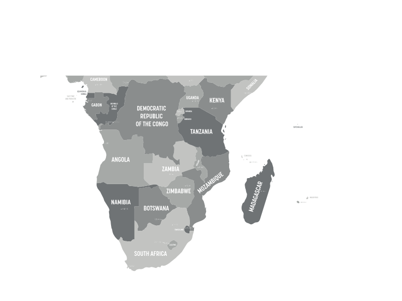 Map of Congo