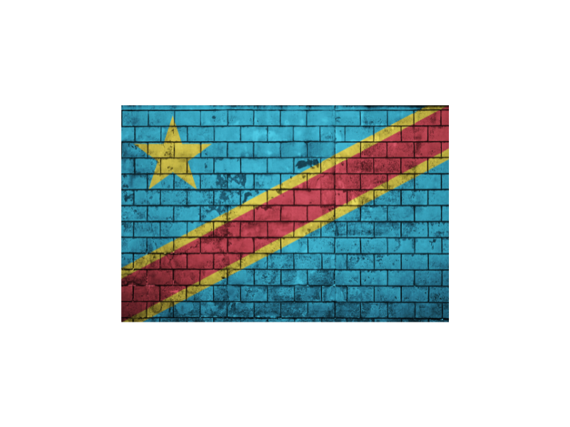 Congo Design Flag - Congolese proverbs with English translations - Swahili, Lingala