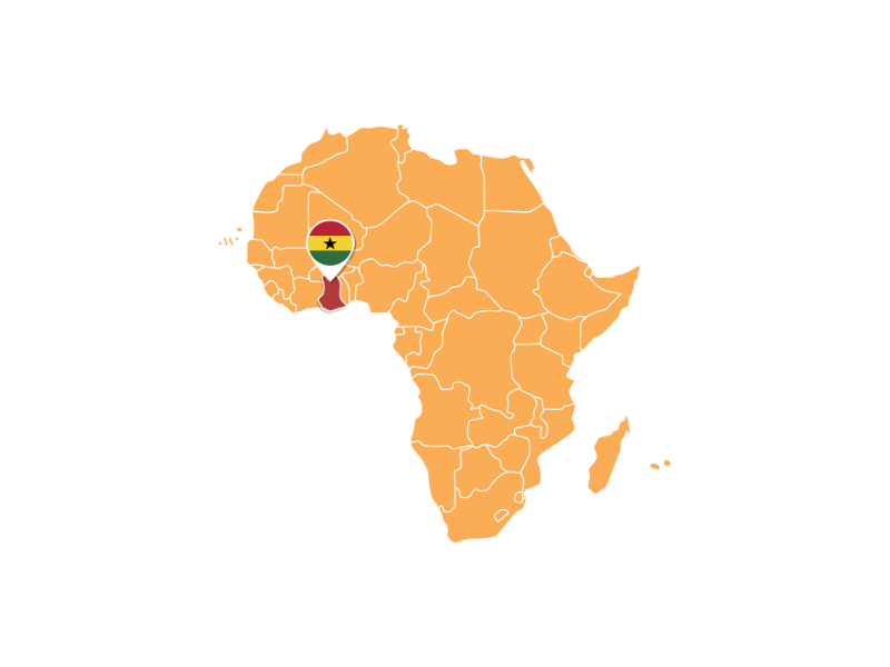 Map of Ghana - Ghanaian proverbs with English translations