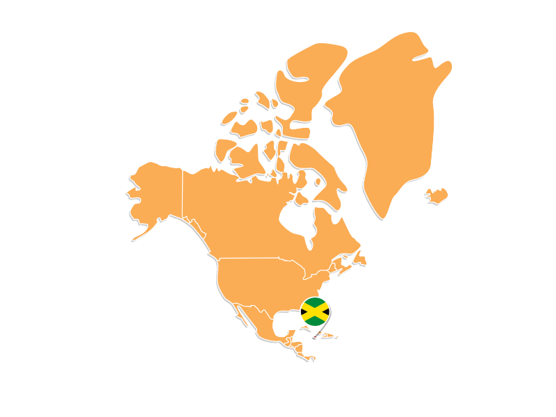 Map of Jamaica