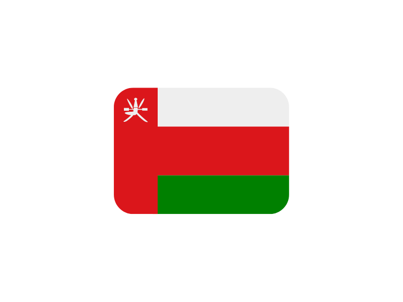 Oman flag image with proverbs