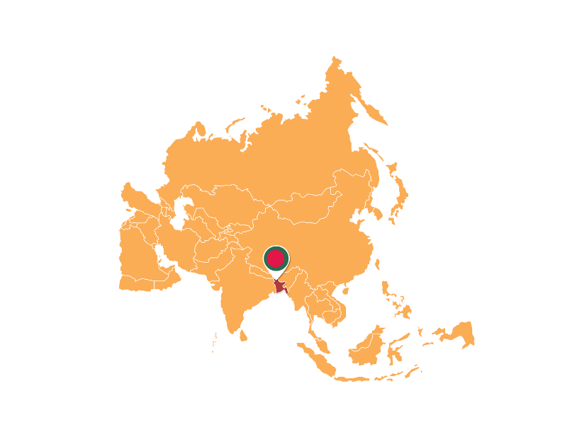 Map of Bangladesh