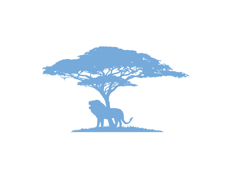 Botswana lion design