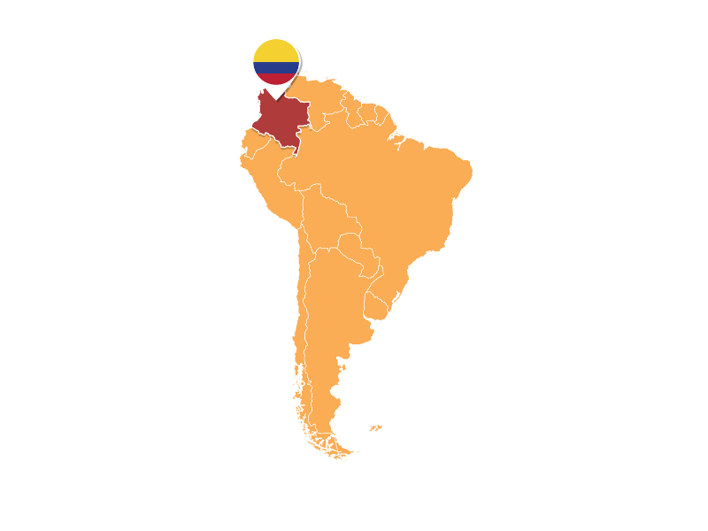 Map of Colombia