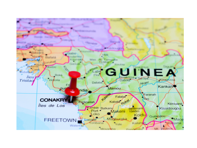 Map of Guinea