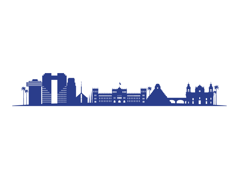 Guatemala skyline design