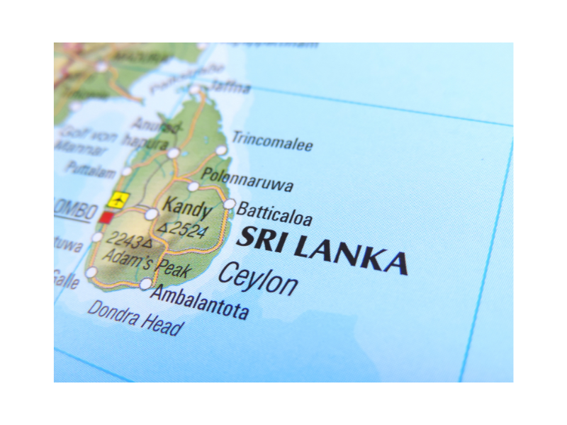 Map of Sri Lanka